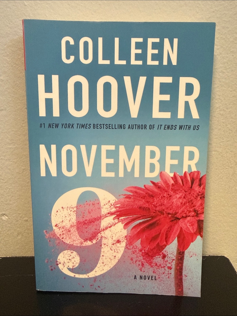 Barnes & Noble Colleen Hoover "November 9" - Blue and Pink Cover